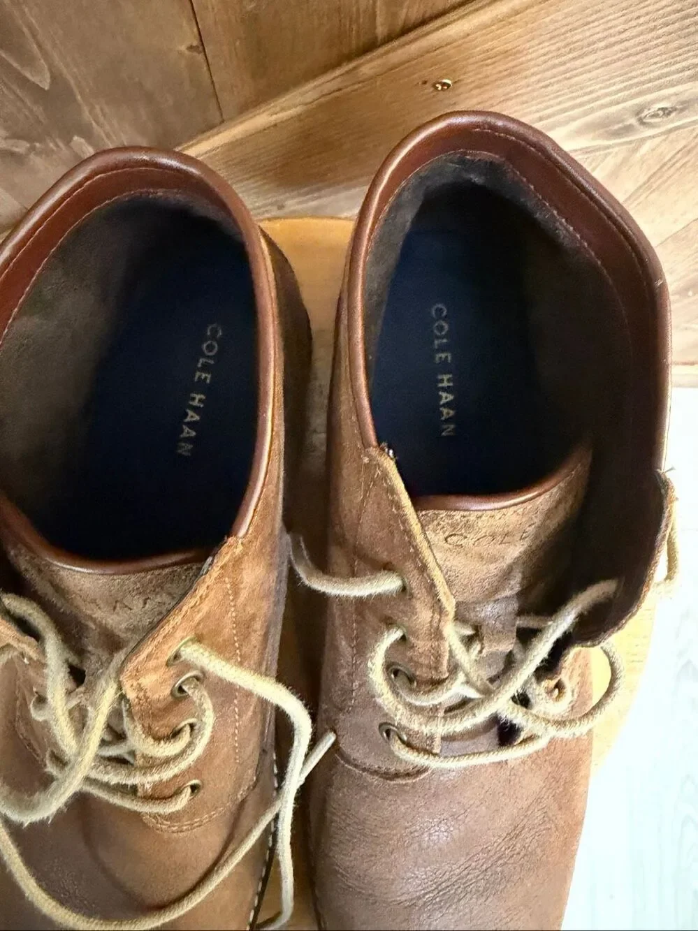Cole Haan Men’s Brown Suede Chukka Boots – Size 10.5